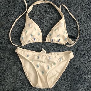 Polo Ralph Lauren White Bikini Size XS